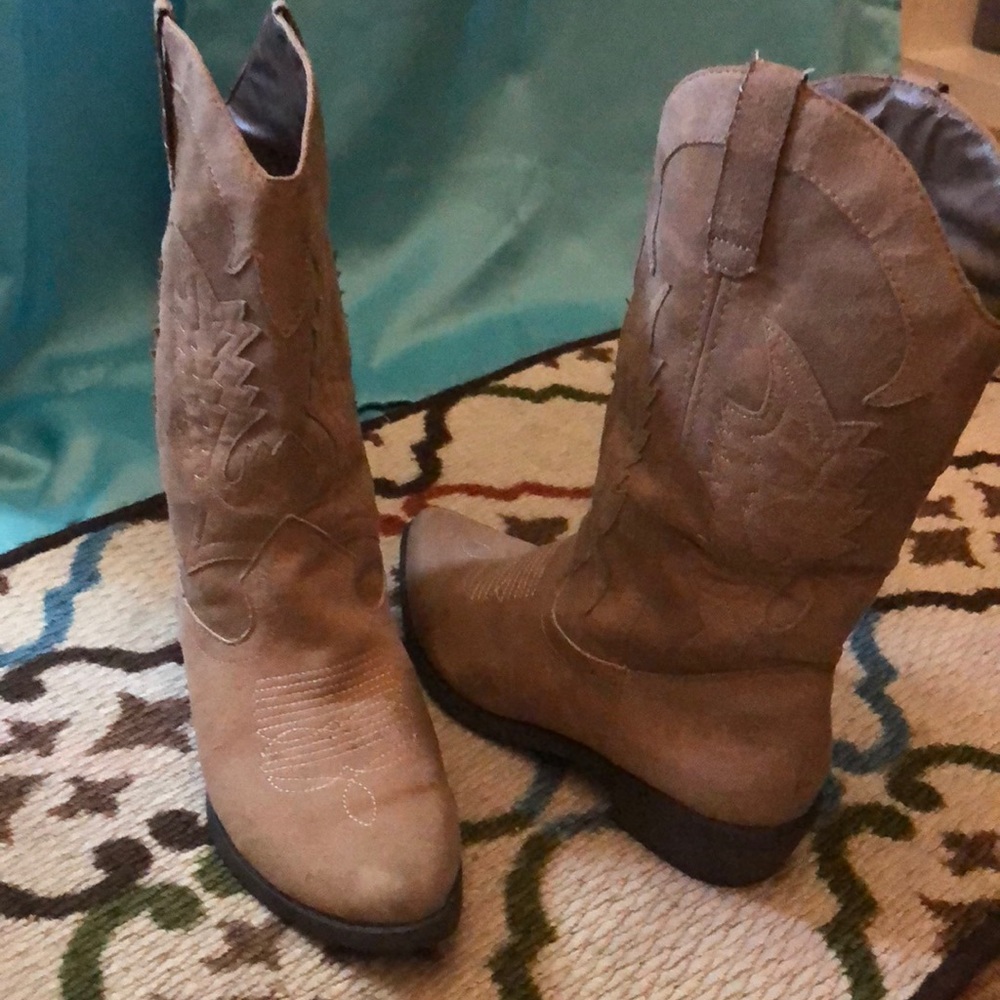 Rampage brand “cowboy” style boots.